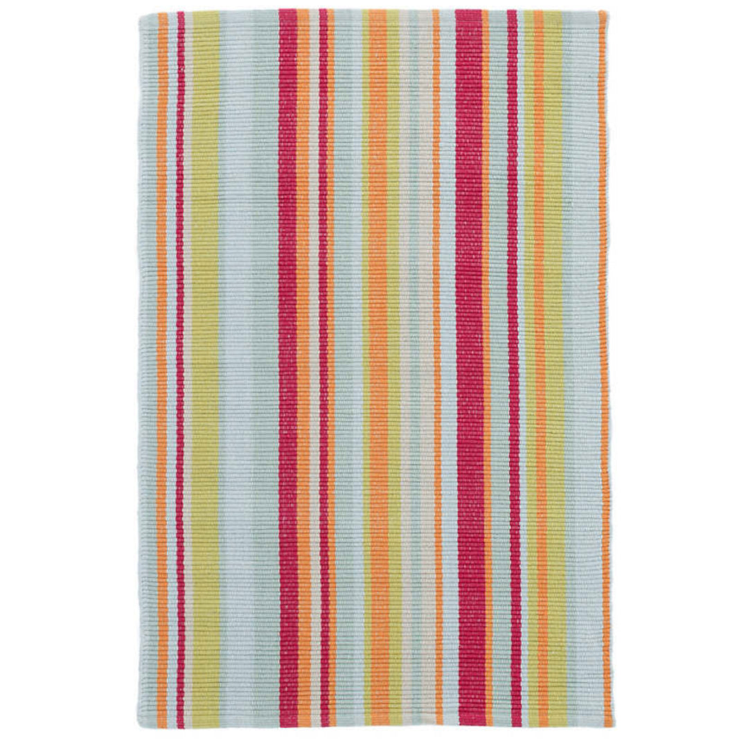 Dash & Albert - Clara Stripe Woven Cotton Rug 2x3