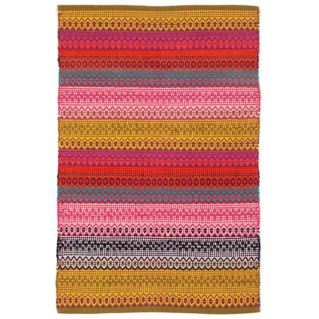 Dash & Albert - Gypsy Stripe Woven Cotton Rug 2x3