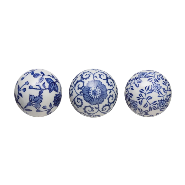 Blue Chinoiseries Orb Filler - Assorted