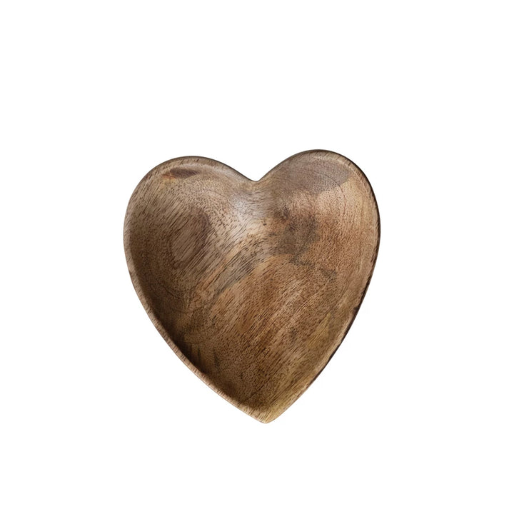 Wooden Heart Dish