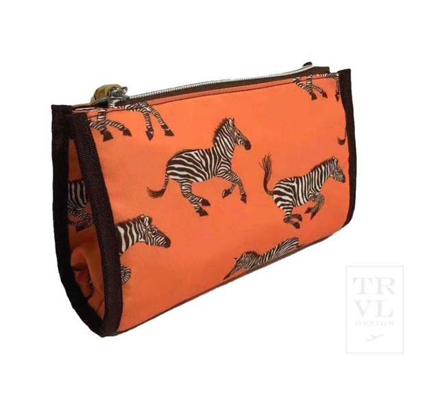 TRVL Design - Daytripper Cosmetic Bag - Melon Zebra