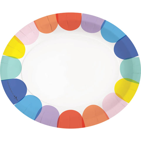 Color Play Extra Large Paper Plate