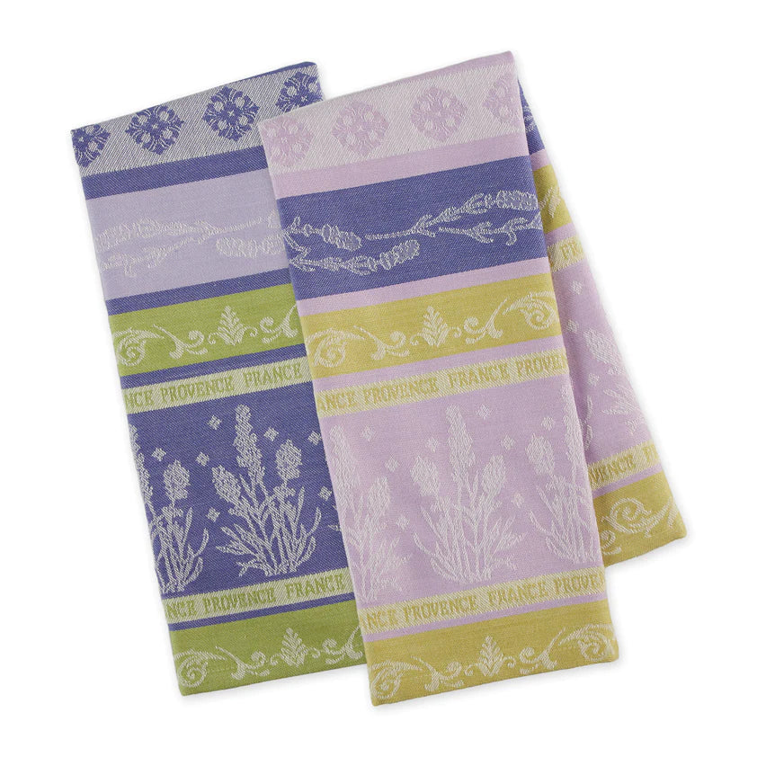 Single Provence Lavender Jacquard Dishtowel