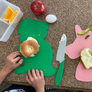 Handstand Kitchen - Dinosaur Cutting Board & Kid-Safe Knife Set