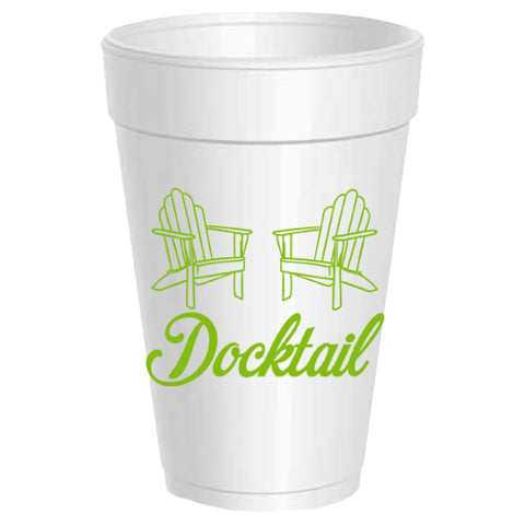 Docktail Styrofoam Cups