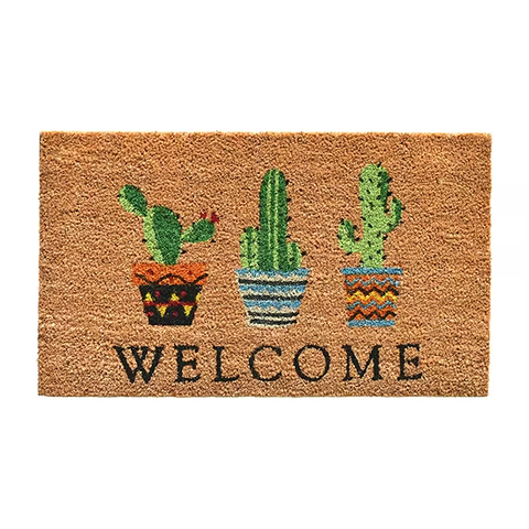 Calloway Mills - Cactus Welcome Coir Door Mat