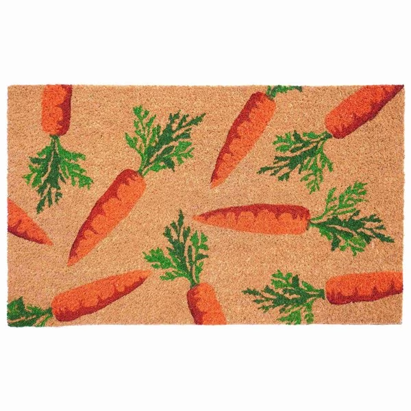 Carrot Patch Coir Door Mat