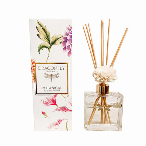 Dragonfly Fragrances Wood Flower and Reeds Diffuser - Pear + Water Lilly