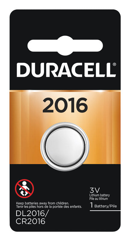 Duracell Lithium DL2016/CR2016 Battery 1 pk