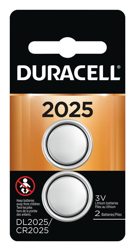 Duracell Lithium 2025 Battery 2 pk