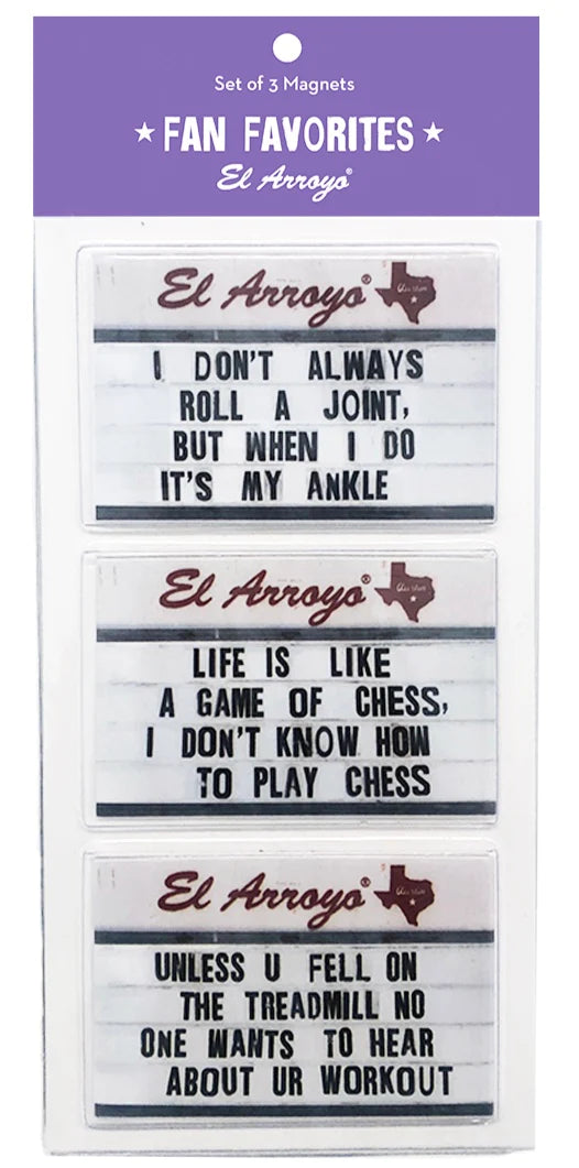 El Arroyo Marquee Magnet Set