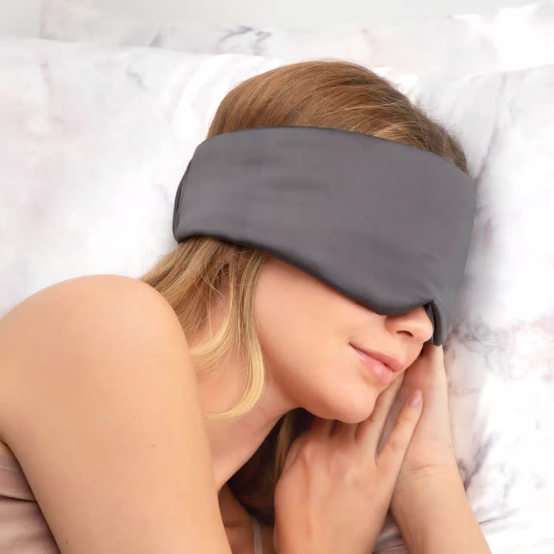 Kitsch Eye Mask Pillow Charcoal