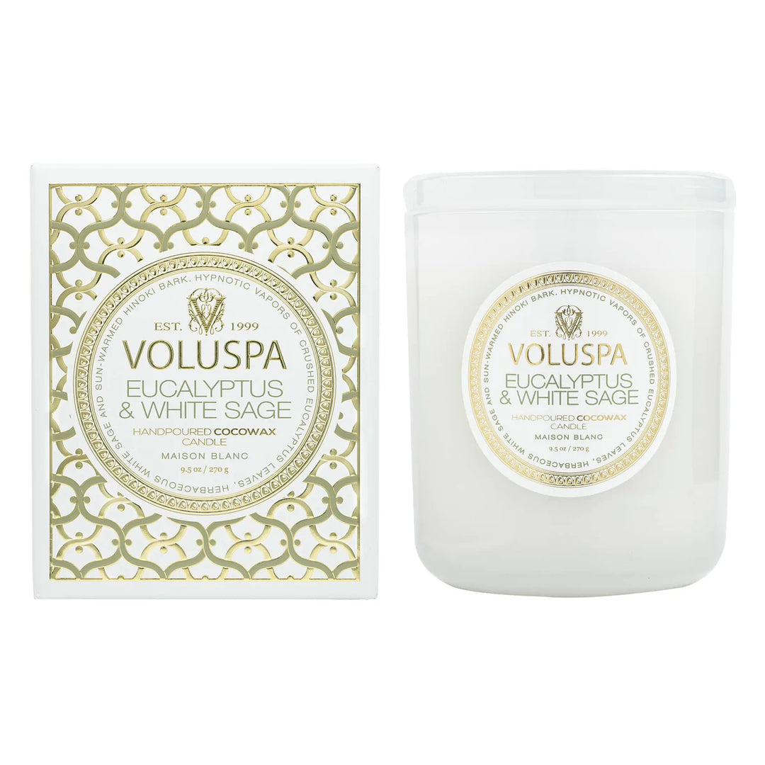 Voluspa - Eucalyptus & White Sage Candle