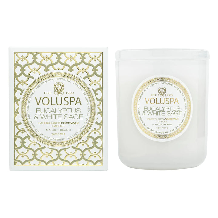 Voluspa - Eucalyptus & White Sage Candle