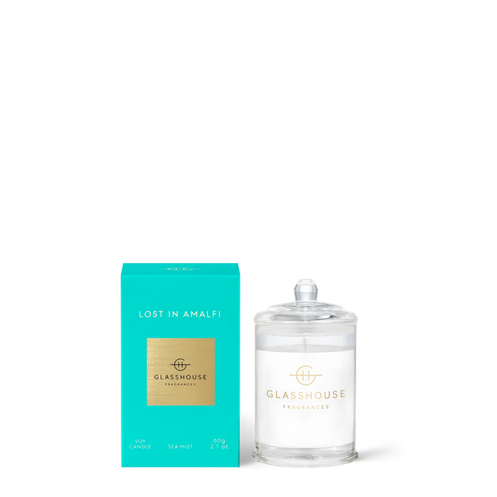 Glasshouse Fragrances Scented Soy Candle Lost in Amalfi