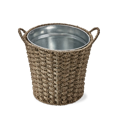 Seagrass Basketweave Ice Bucket