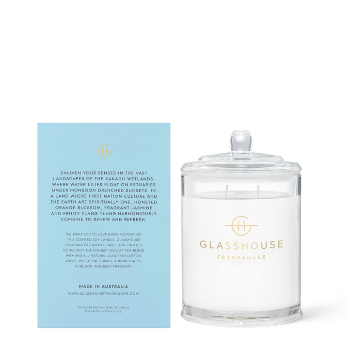 Glasshouse Fragrances Scented Soy Candle Kakadu Dreaming