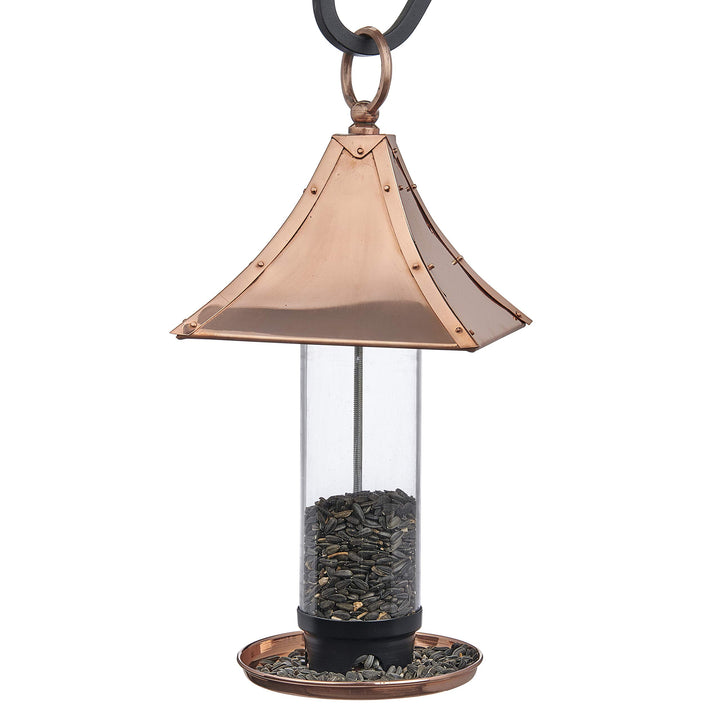 Palazzo Bird Feeder Polished Copper