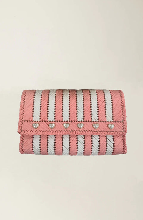 Gizelle Clutch - Coral