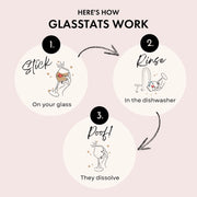 GlassTats Drink Marker Stickers - Fiesta Time