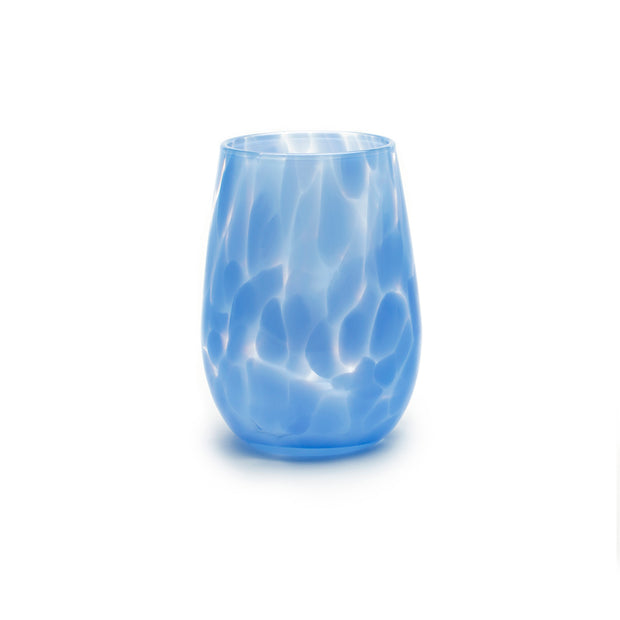 Saban - Fritsy Stemless Wine Glass - Marine Blue