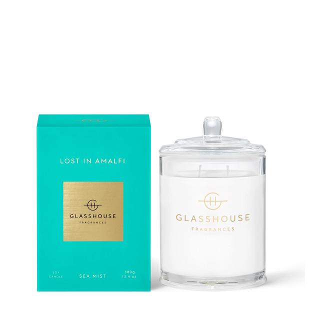 Glasshouse Fragrance - Scented Soy Candle - Lost in Amalfi