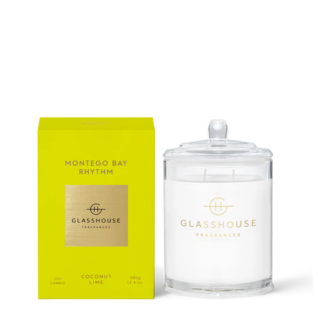 Glasshouse Fragrance - Scented Soy Candle - Montego Bay Rhythm
