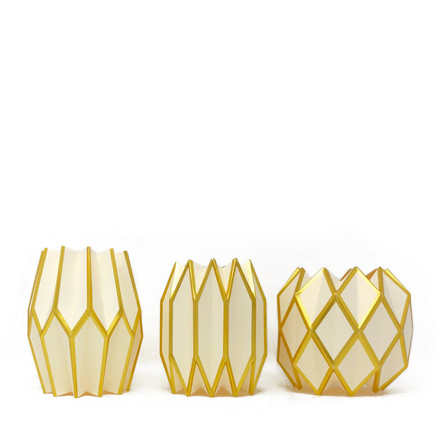 Gold Pearl Vase Wraps