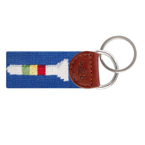 Smathers and Branson - Golf Tees Needlepoint Key Fob