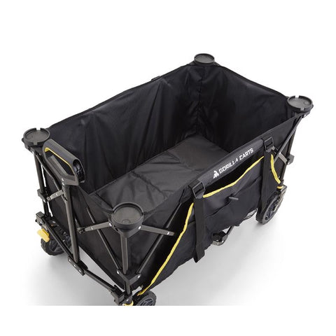 Gorilla Carts Collapsible Folding Outdoor Utility Wagon with Oversized Bed