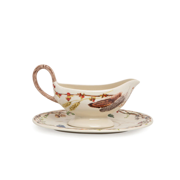 Juliska Forest Walk Gravy Boat and Saucer
