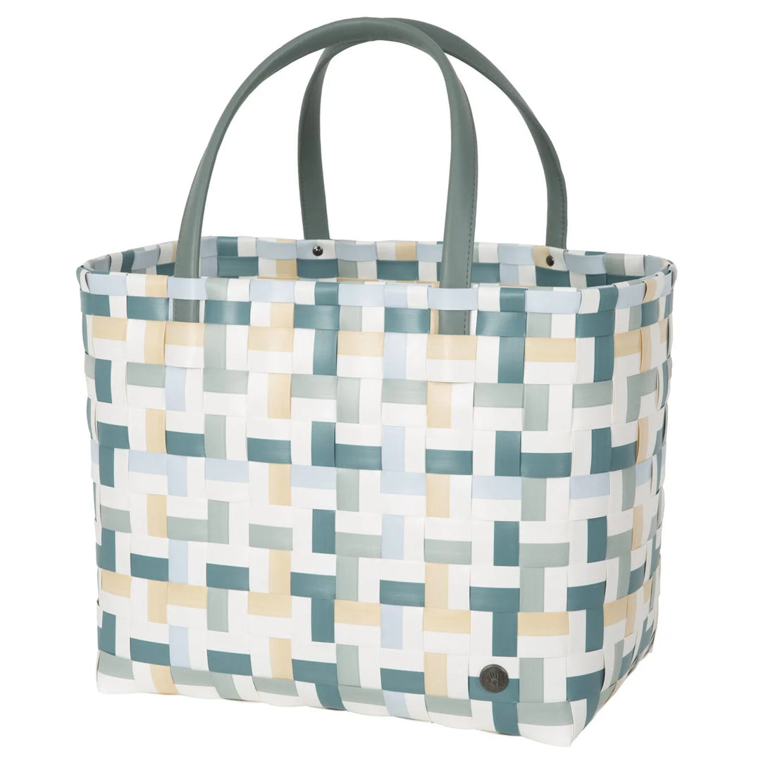 Handed By - Fifty Fifty Leisure Recycled Tote Teal Blue Mix