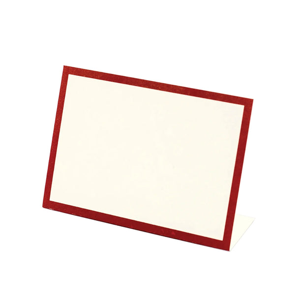 Hester & Cook - Red Frame Placecards