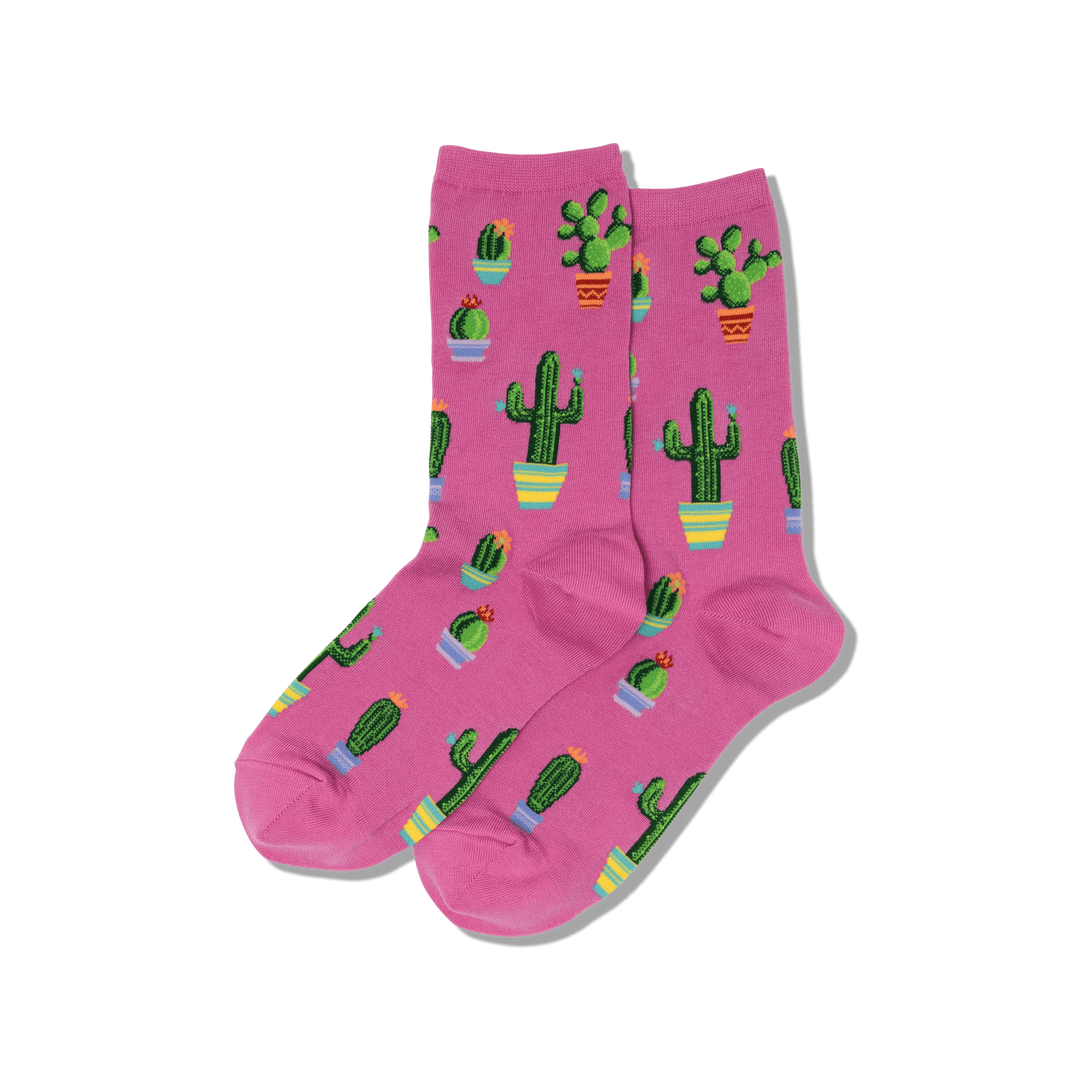 Hot Sox - Women's Socks - Potted Cactus