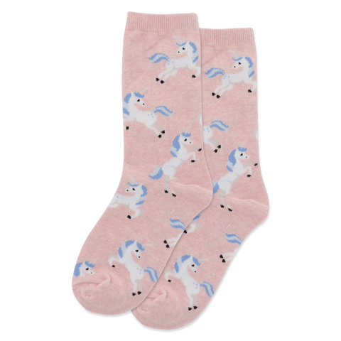 Hot Sox - Kid's Socks - Unicorn Heathered Pink
