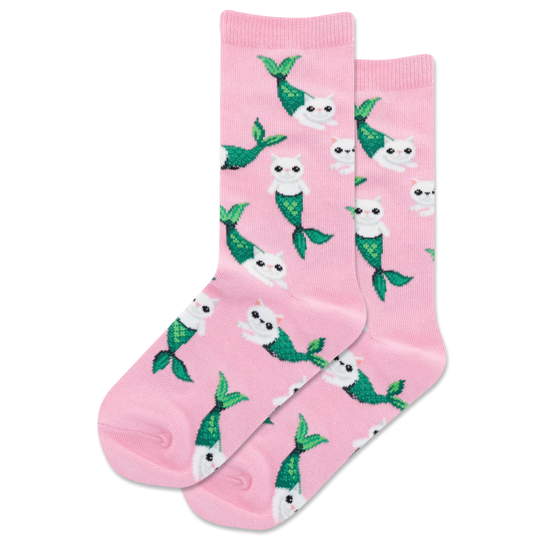 Hot Sox - Kid's Socks - Mermaid Cat