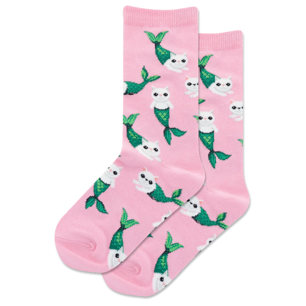 Hot Sox - Kid's Socks - Mermaid Cat