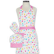 Handstand Kitchen - Sprinkles Deluxe Youth Apron Boxed Set