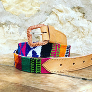 El Rey Handmade Mexican Textile Mens Belt