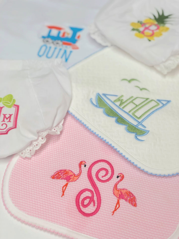 Baby Bloomers with Eyelet Ruffle