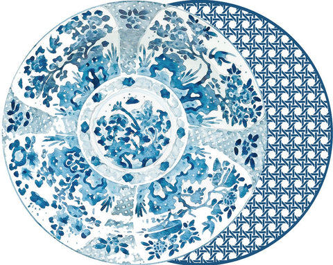 Holly Stuart Home - Watercolor Chinoiserie Placemats