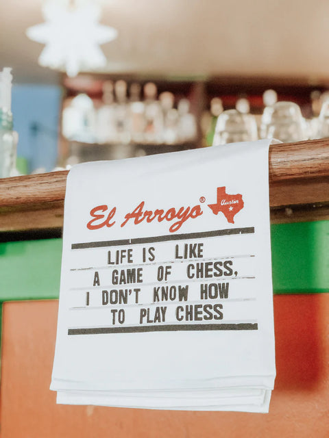 El Arroyo - Tea Towel - Chess
