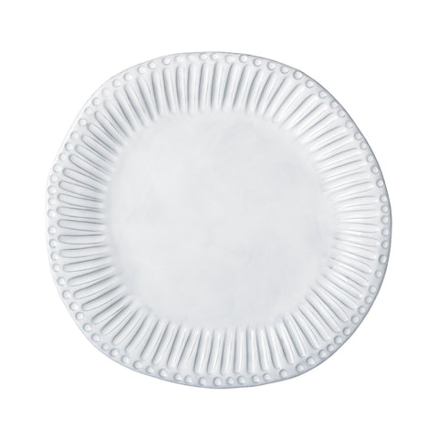 Vietri Incanto Stripe Dinner Plate - White