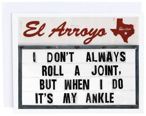El Arroyo - Roll A Joint Card