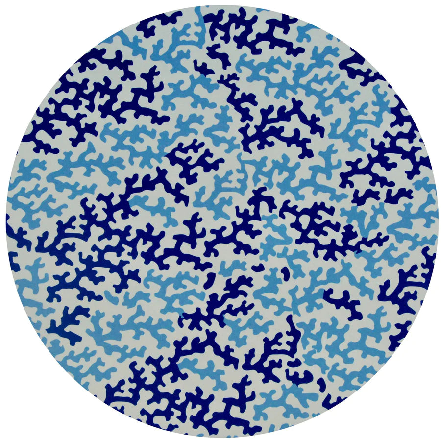 Tisch New York - Printed Coaster Set - Blue Coral