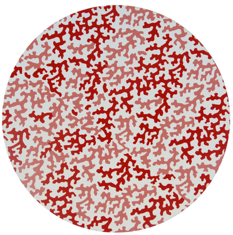 Tisch New York - Printed Coaster Set - Red Coral