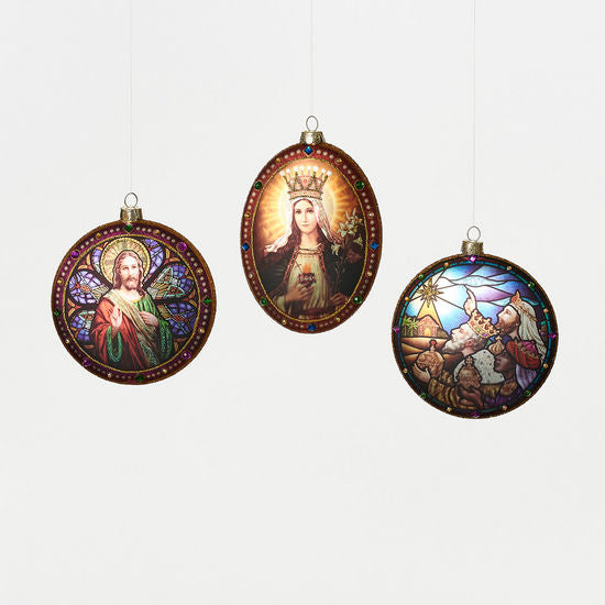 Religious Medallion Ornament