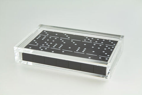 Acrylic Domino Set - Black