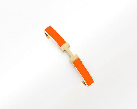 H Bracelet Gold/Orange - Small