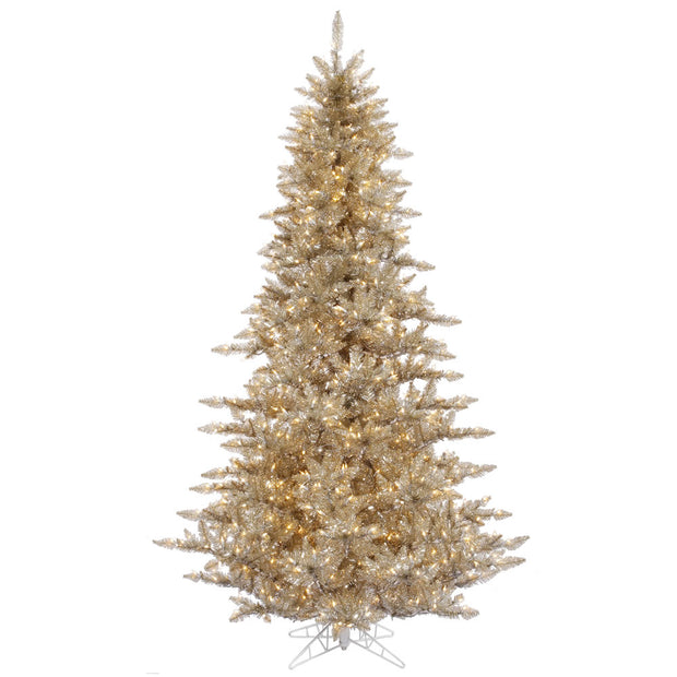 Vickerman - 6.5' x 46" Artificial Christmas Tree - Champagne